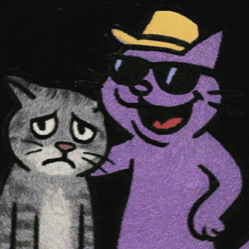 20250528 1148 Whimsical Feline Duo simple compose 01jwb4p63hes5vzx90gs56dzmk optimized